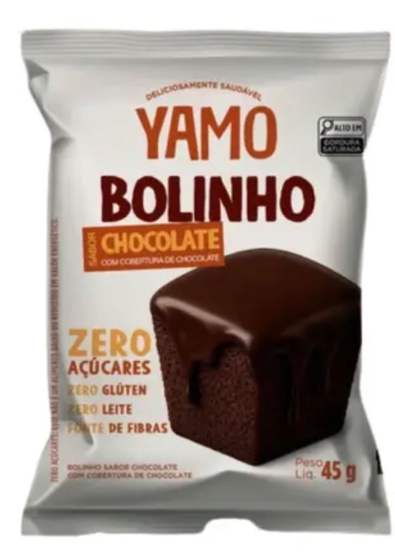 Bolinho Yamo Topway Chocolate com Cobertura de Chocolate 45 g