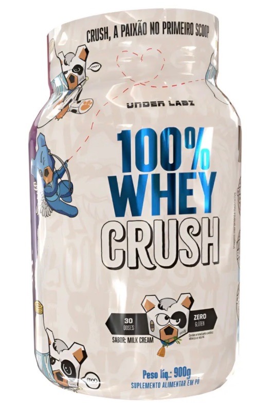 Under Labz 100% Whey Crush Concentrado Milk Cream 900 g