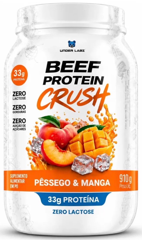 Under Labz Beef Protein Crush Pêssego com Manga 910 g