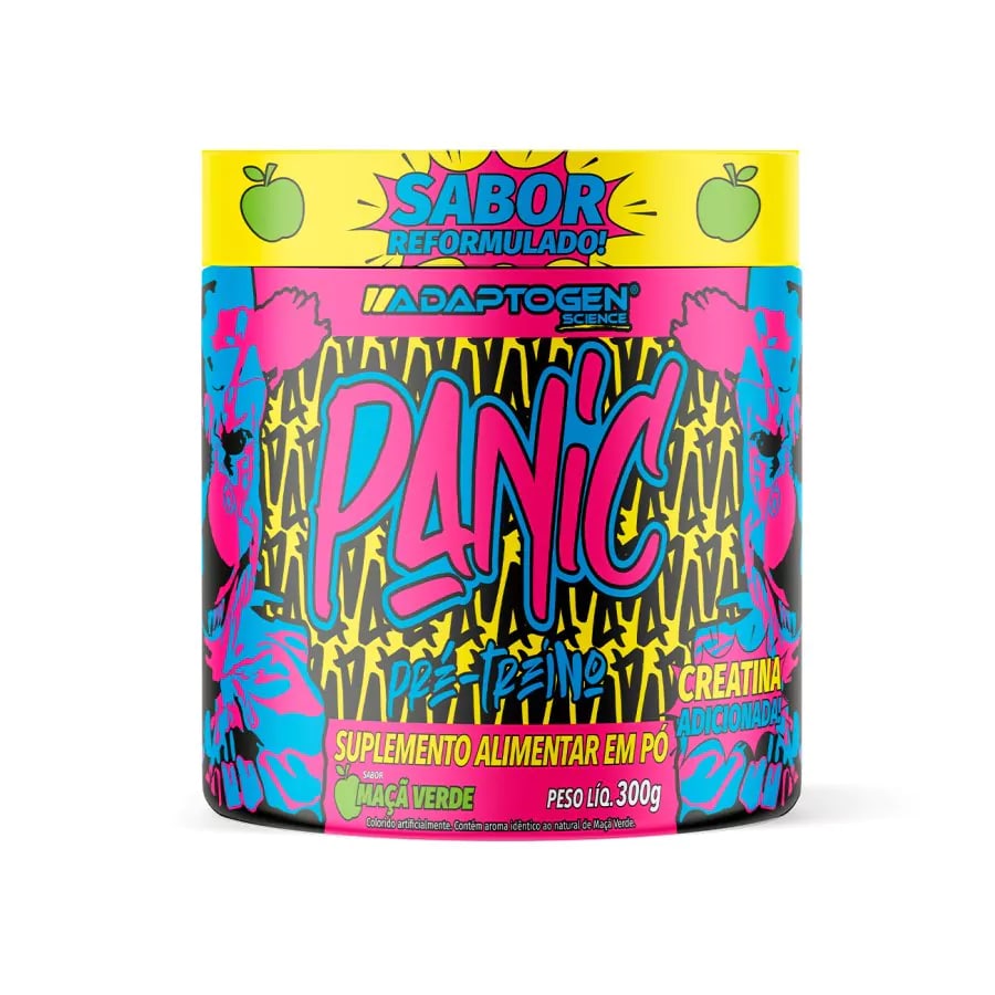 Adaptogen Panic Pré-Treino Maçã Verde 300g