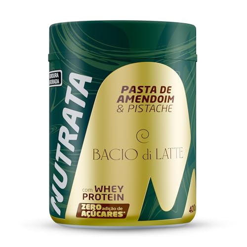 Pasta de Amendoim e Pistache Nutrata Bacio di Latte — 400 g