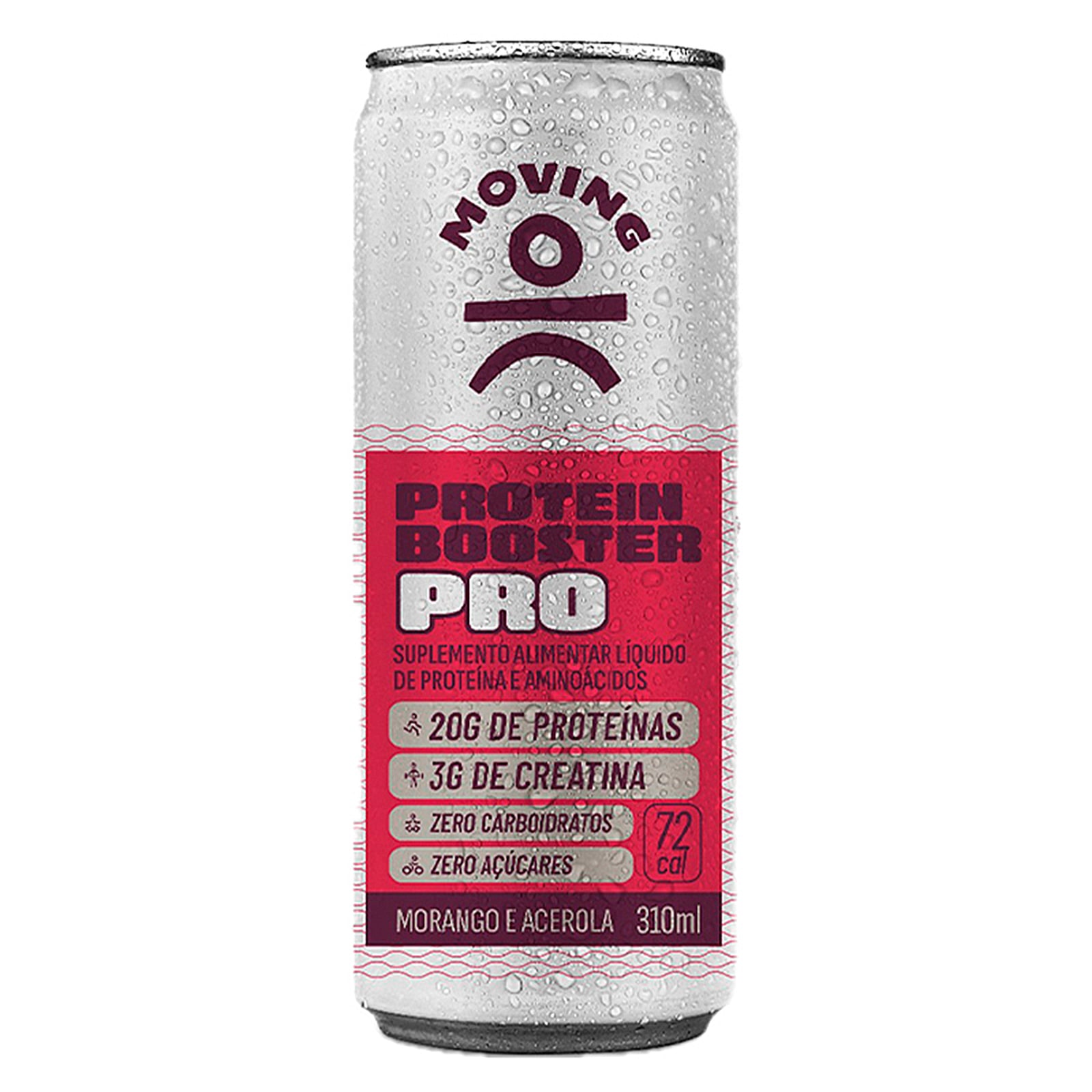 Moving Protein Booster PRO Morango e Acerola — Lata 310 ml