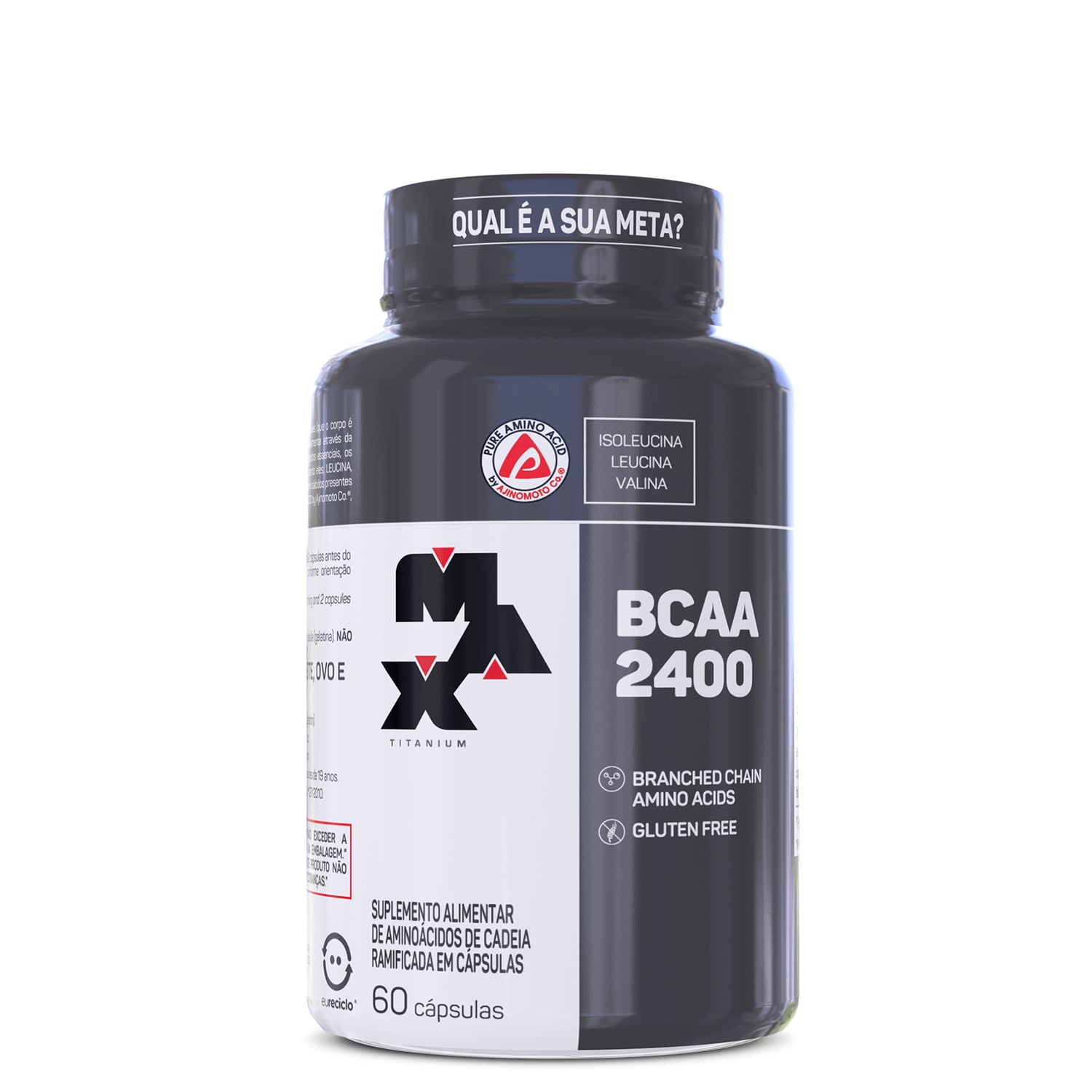 BCAA 2400 Max Titanium 60 Cápsulas