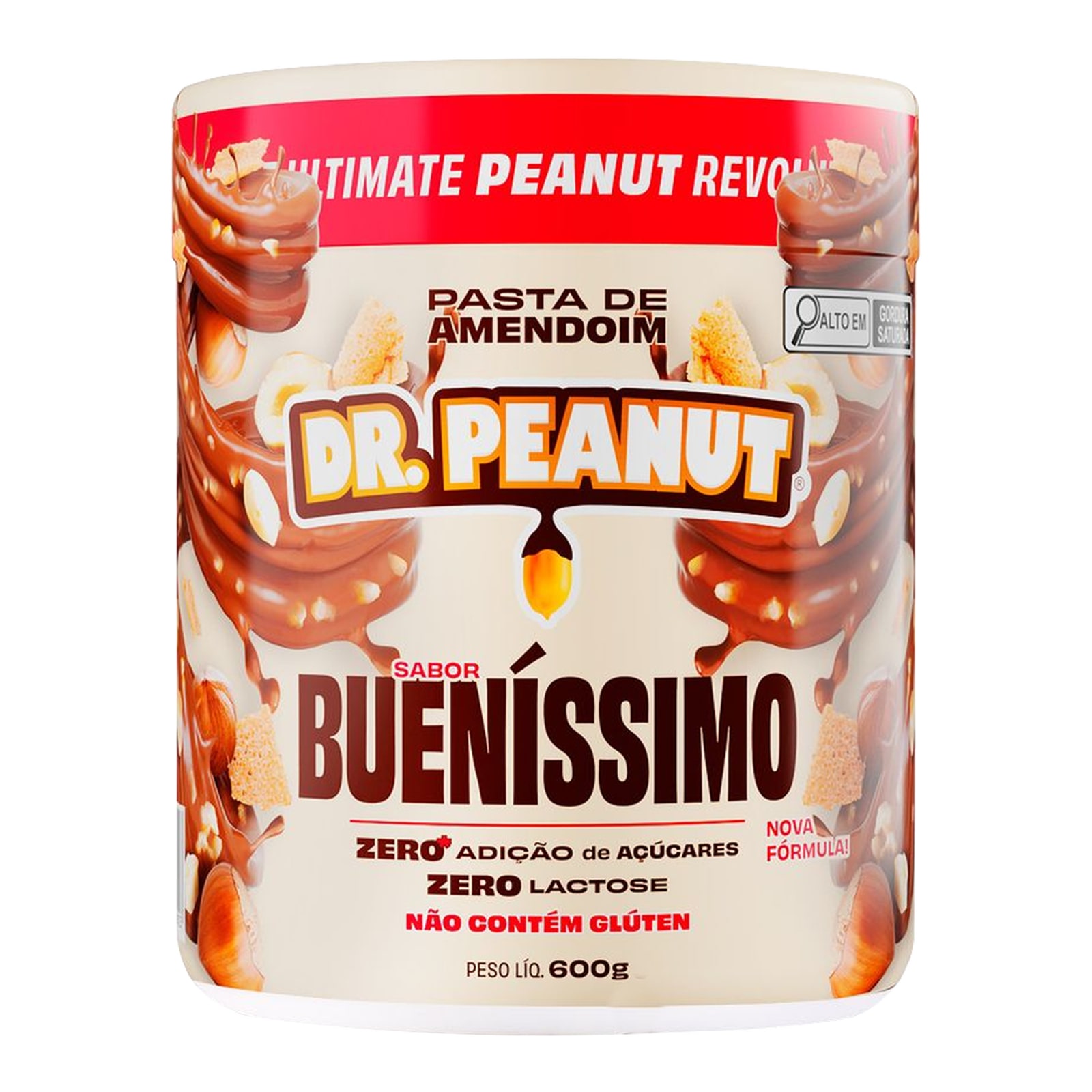 Dr. Peanut Pasta de Amendoim Bueníssimo com Whey — 600 g
