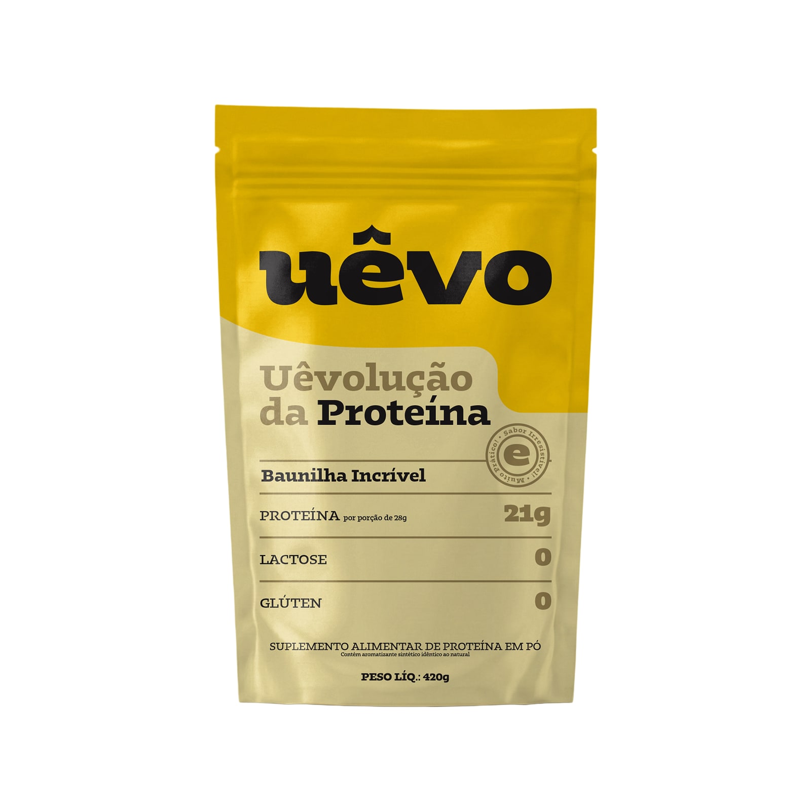 Proteína Uêvo Baunilha — Refil 420 g