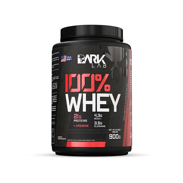 100% Whey Dark Lab Chocolate — Pote 900 g