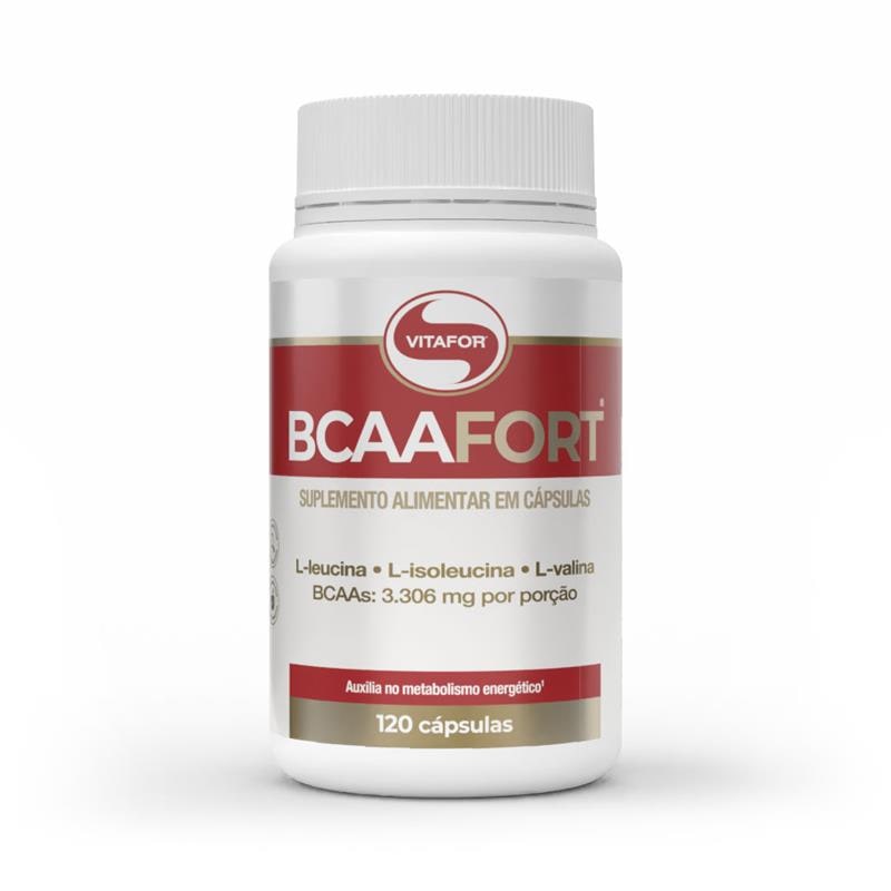 BCAAFORT Vitafor — 120 Cápsulas